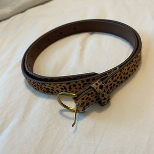 Leopard Print Belt